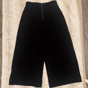 Aritzia Babaton Black Wide-Leg Trousers